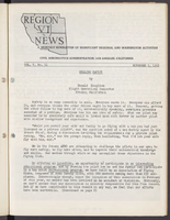 Region VI News November 1952