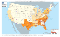 Estimated FAF Flow for Trucks Passing Through Georgia on National Highway System 2017