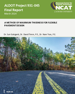 A Method of Maximum Thickness for Flexible Pavement Design
