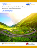 Construction Contracting in the Zero Emission Transportation Sector Evidence from Underrepresented Businesses
