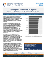 Applying AI to Data Sources to Improve DriverPedestrian Interactions at Intersections Research Brief