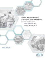 Transit in Flex Examining Service Fragmentation of New AppBased OnDemand Transit Services