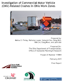 Investigation of Commercial Motor Vehicle CMVRelated Crashes in Ohio Work Zones