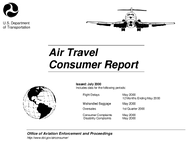 Air Travel Consumer Report July 2000