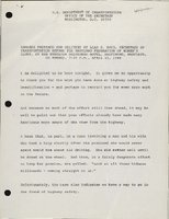 Remarks Prepared for Delivery by Alan S Boyd Secretary of Transportation Before the Maryland Federation of Womens Clubs Baltimore Maryland