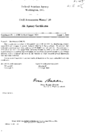 CAM 50 Supplement No 1  CAM 50 dated August 1959  Revision to CAM 50
