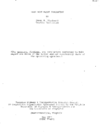Sign post paint evaluation  May 1977