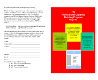 ITS Professional Capacity Building Program Reports 1997 brochure