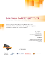 Improving Railroad Grade Crossing Safety Accurate Prediction of Train Arrival Times for Emergency Response Management and Driver Decision Support