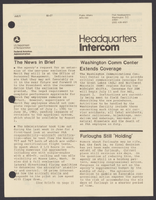 FAA Headquarters Intercom JulyDecember 1982