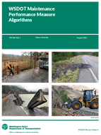 WSDOT Maintenance Performance Measure Algorithms