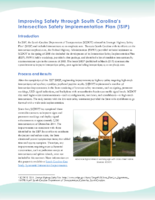 Improving Safety through South Carolinas Intersection Safety Implementation Plan ISIP