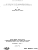 An evaluation of two bridge deck overlay systems on the Rte 85 bridges over the Roanoke River