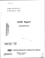 USSR Report Transportation