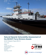 Natural Hazards Vulnerability Assessment of the NCDOT Ferry Division Assets