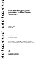Evaluation of Oxygen Cylinder Overpacks Exposed to Elevated Temperature