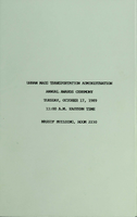 Urban Mass Transportation Administration Annual Awards Ceremony 1989