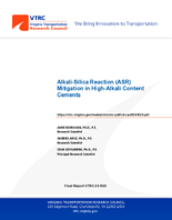 AlkaliSilica Reaction ASR Mitigation in HighAlkali Content Cements