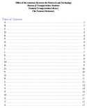 National Transportation Library Datasets File Formats Dictionary
