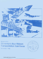 Report of the Governors Blue Ribbon Transportation Task Force
