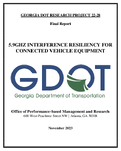 59GHz Interference Resiliency for Connected Vehicle Equipment