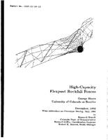 HighCapacity Flexpost Rockfall Fences