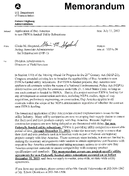 Application of Buy America to non FHWAfunded Utility Relocations Memorandum