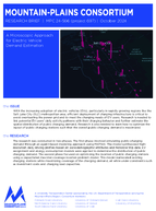 A Microscopic Approach for Electric Vehicle Demand Estimation Brief