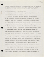 Statement of Brock Adams Secretary of Transportation Before the Subcommittee on Consumer Protection of the House Committee on Interstate and Foreign Commerce on Automobile Passive Restraints