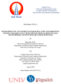 Development of a Platform to Enable Real Time NonDisruptive Testing and Early Fault Detection of Critical High Voltage Transformers and Switchgears in High SpeedRail