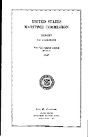 United States Maritime Commission Report to Congress for the Period Ended June 30 1947