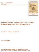Performance Evaluation of Various HMA Rehabilitation Strategies