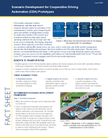 Scenario Development for Cooperative Driving Automation CDA Prototypes Fact Sheet
