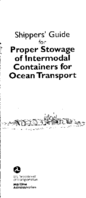 Shippers Guide for Proper Stowage of Intermodal Containers for Ocean Transport