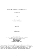 Alaska Road Commission Historical Narrative
