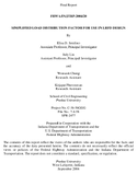 Simplified Load Distribution Factor for Use in LRFD Design