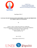 Fast Rail Transit Degradation Monitoring and Failure Prediction of Carbon Strip in Pantograph