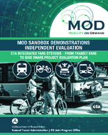 Mobility on Demand MOD Sandbox Demonstrations Independent Evaluation IE  Chicago Transit Authority CTA Integrated Fare Systems From Transit Fare to Bike Share Project Evaluation Plan