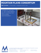Numerical Analysis of ABC Hybrid Bridge Bents Constructed with Hybrid Reinforcement