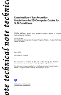 Examination of Ice Accretion Predictions by 2D Computer Codes for SLD Conditions