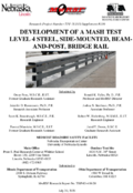 Development of a MASH Test Level 4 Steel SideMounted BeamandPost Bridge Rail