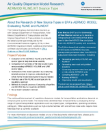 Air Quality Dispersion Model Research AERMOD RLINEXT Source Type Brief