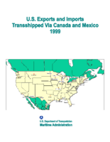 US Exports and Imports Transshipped via Canada and Mexico 1999