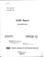 USSR Report Transportation