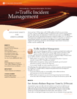 Intelligent transportation systems for traffic incident management  deployment benefits and lessons learned