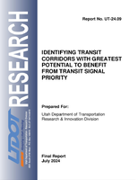 Identifying Transit Corridors With Greatest Potential To Benefit From Transit Signal Priority
