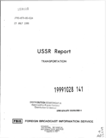 USSR Report Transportation