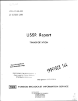 USSR Report Transportation