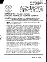 AC 15050403 Suggested Action Program for the Relief of Airfield Congestion at Selected Airports