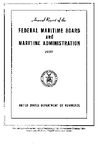 Annual Report of the Maritime Administration 1959 MARAD 1959